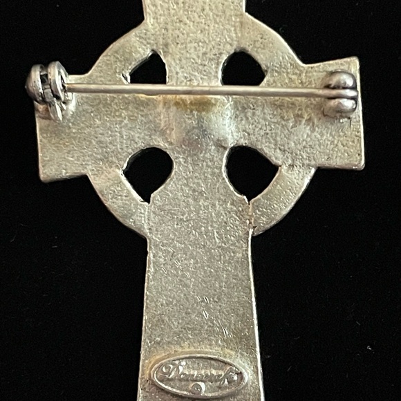 Celtic cross brooch - Picture 4 of 4